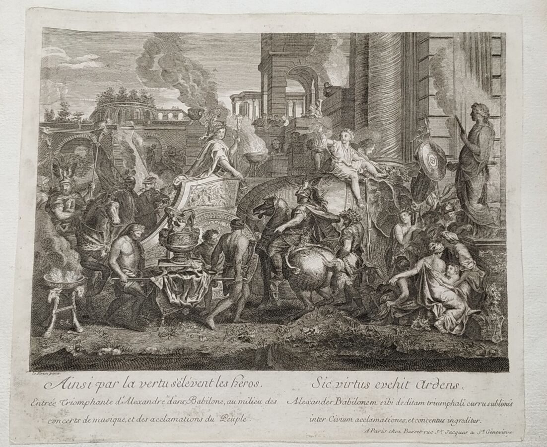 Null D'après Charles LE BRUN (1619-1690)

2 planches des Batailles d'Alexandre, &hellip;