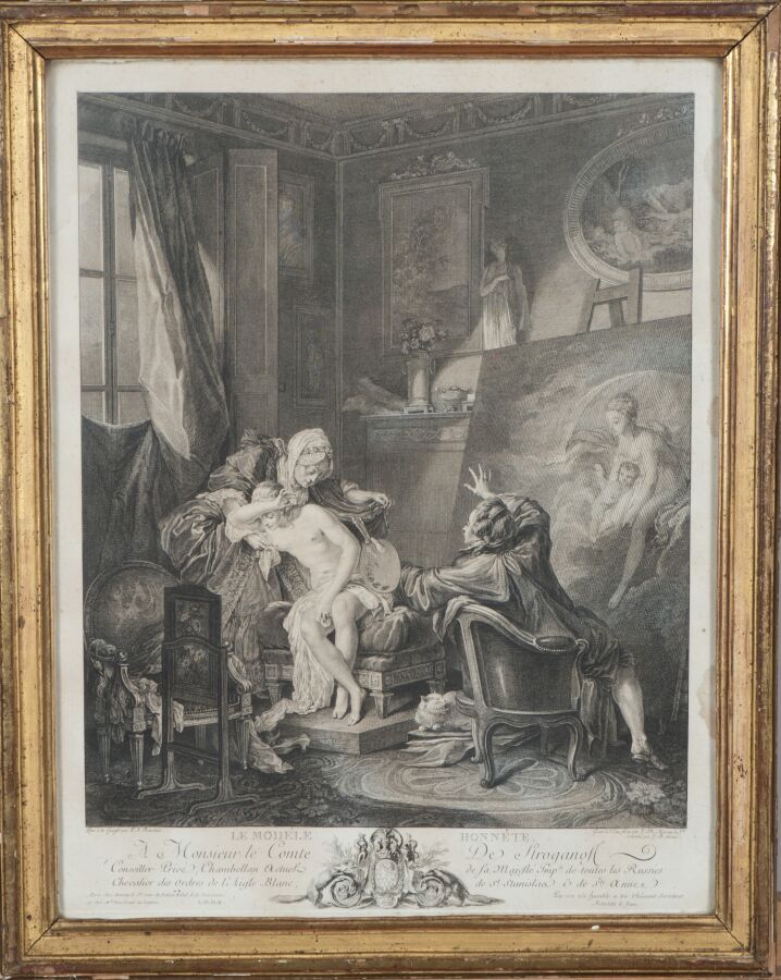 Null Jean-Michel MOREAU le jeune (1741-1814)

Le modèle honoré, d'après Baudouin&hellip;