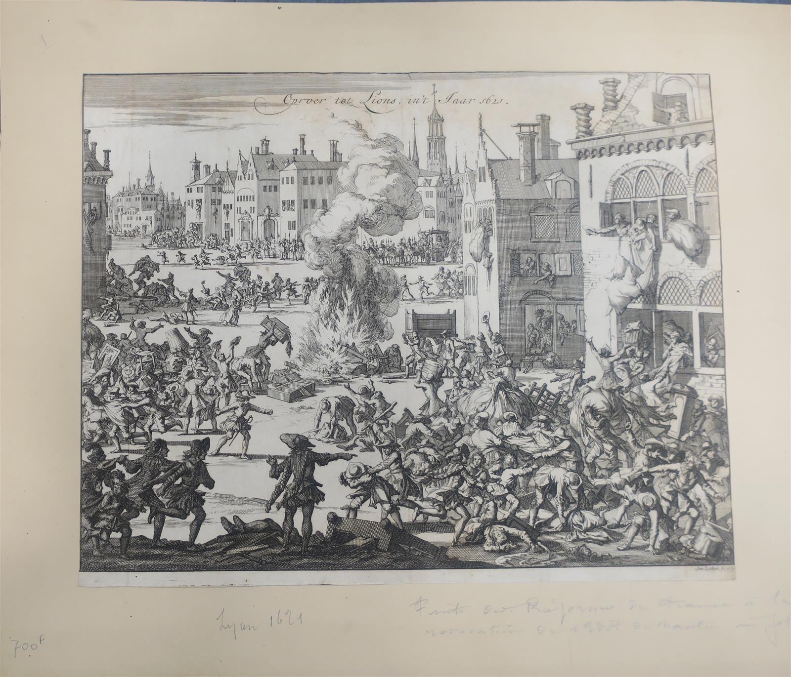 Null LYON - Jan LUIKEN (école du Nord - XVIIème siècle)

Lyon, scène d'émeute.

&hellip;