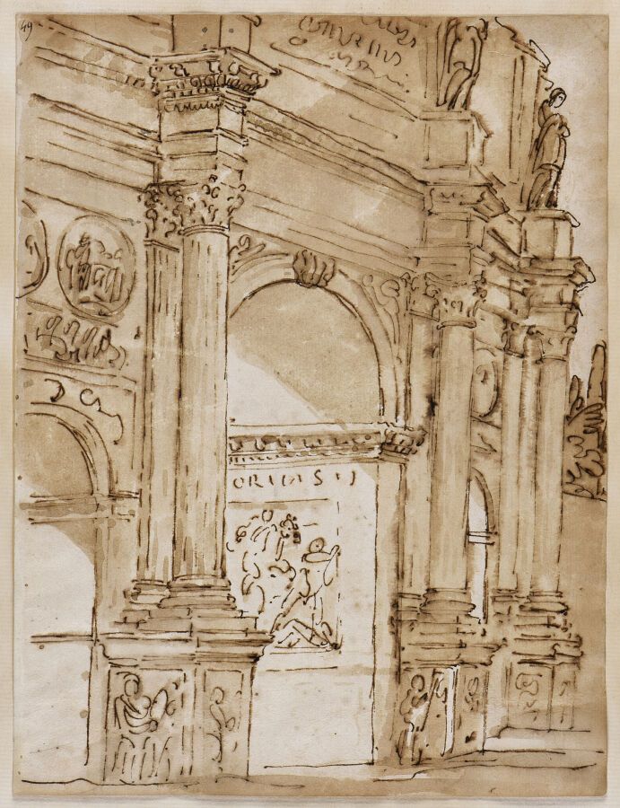 Null ECOLE ROMAINE du XVIIIème siècle 

1 - L' arc de Constantin à Rome;

2 - Mu&hellip;