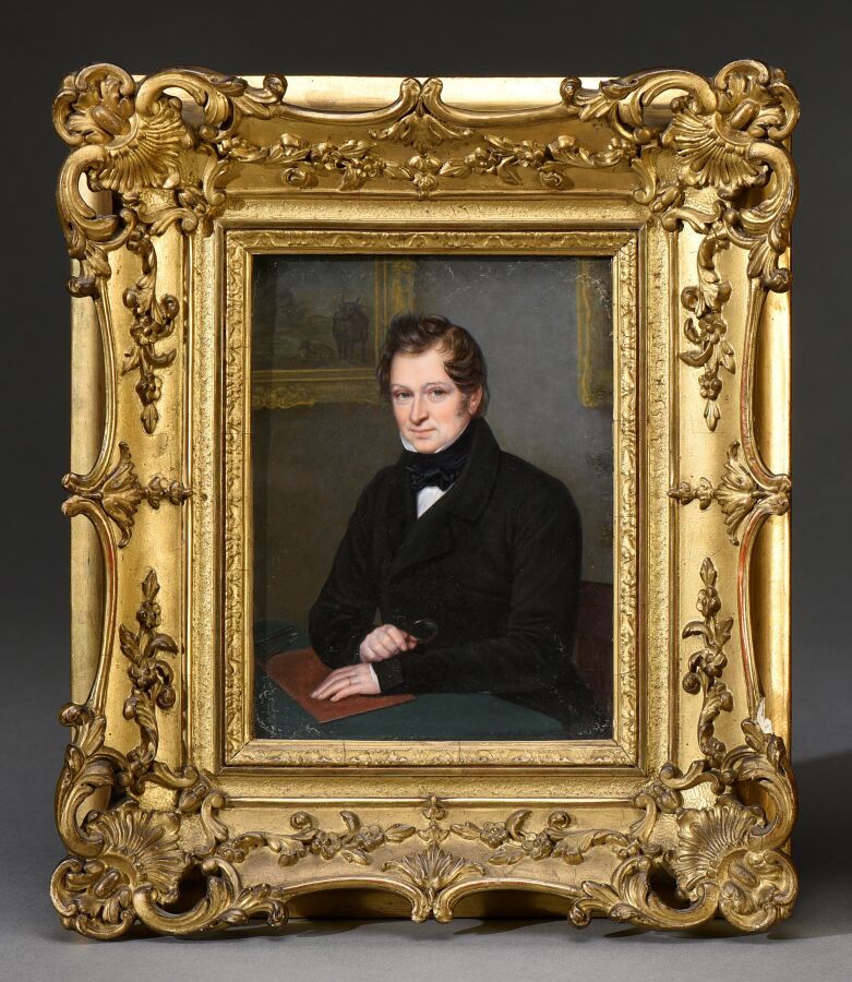 Null Flavien Emmanuel CHABANNE (1799-1865).

Retrato de Antoine Duclaux, 1836.

&hellip;