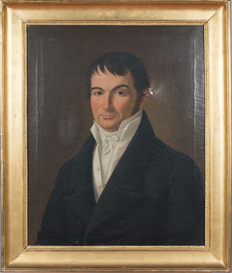 Null LEFEBURE (siglo XIX) 

Retrato de un hombre, 1822.

Firmado y fechado arrib&hellip;
