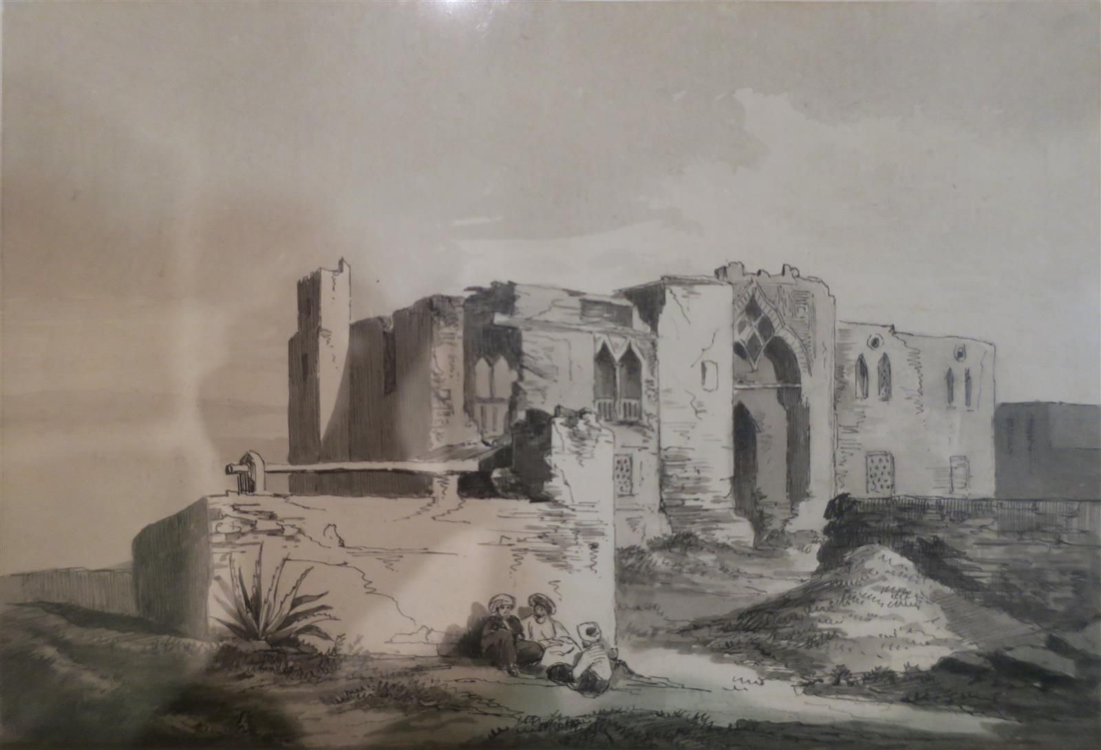 Null Attribué à Francisque Gabillot (1818-1876).

Rives du château de Mansourah,&hellip;
