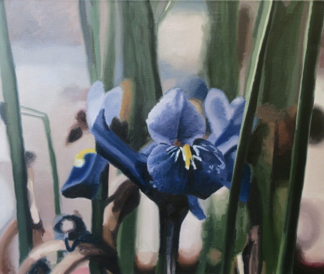 Null Andreas SCHÖEN (né en 1955). 

Pizarro/ Flowers, 2000. 

Huile sur toile.

&hellip;
