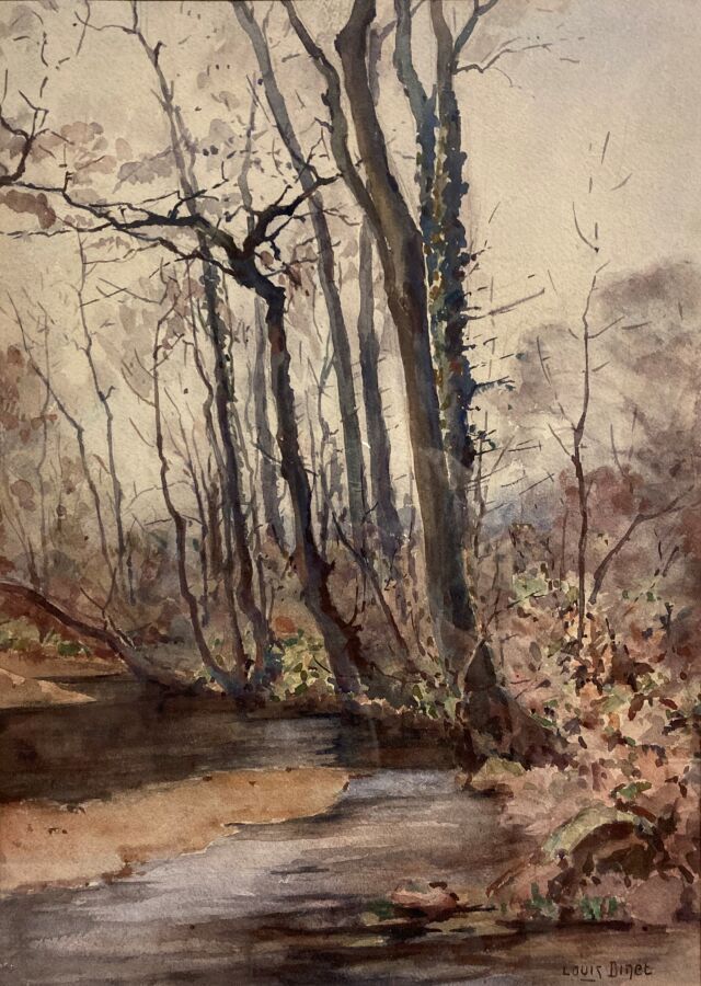 Null Louis Dinet (1888-1961).

En paire :



Les arbres.

Aquarelle sur papier.
&hellip;