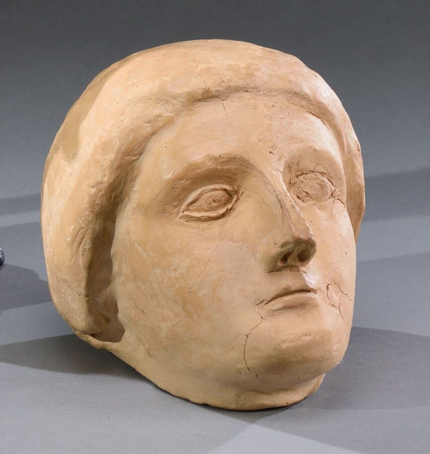 Null Jean MARAIS (1913-1998) - VALLAURIS

"Head". Proof in patinated terracotta.&hellip;