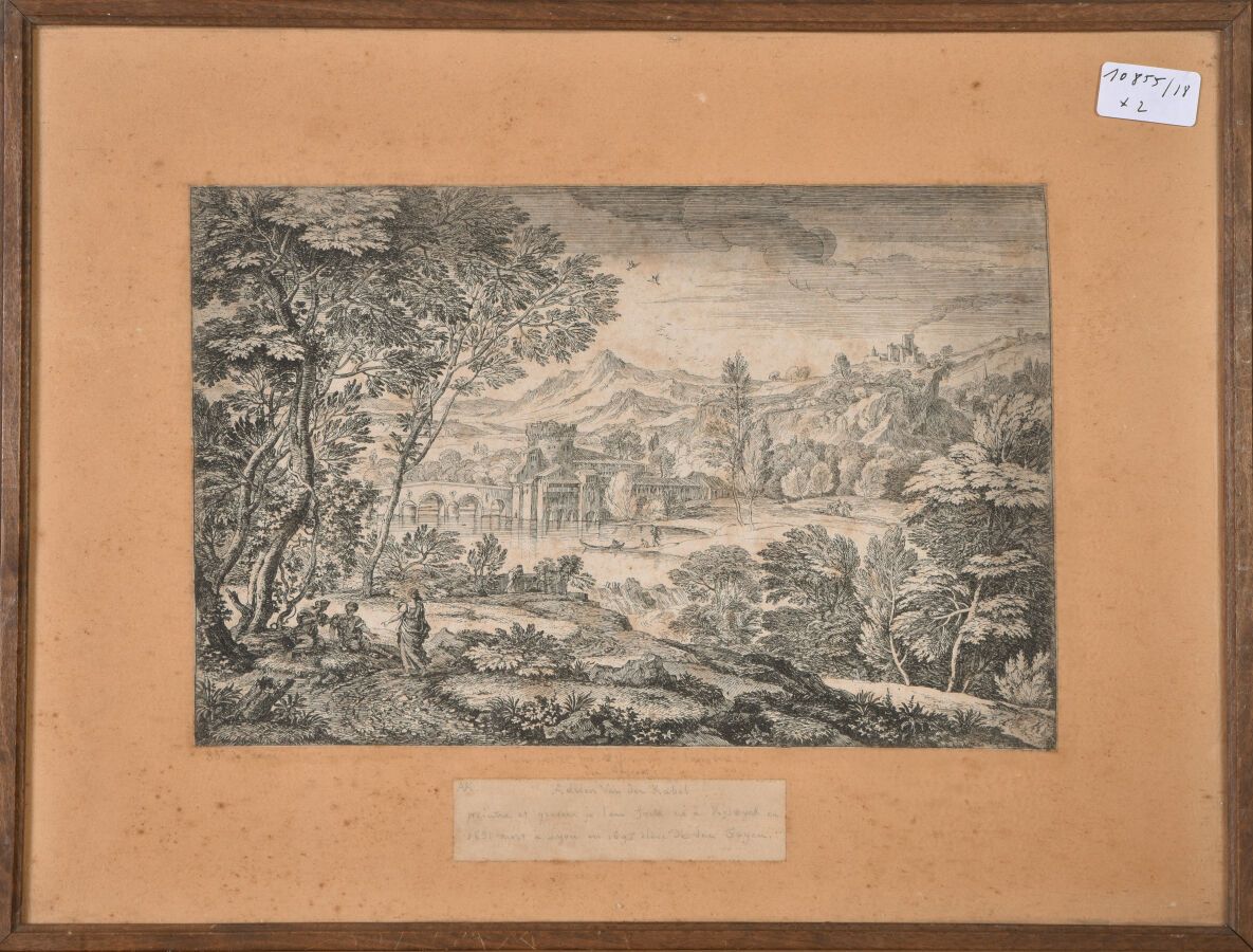 Null Adriaen van der KABEL (Lyon 11630 - 1705)

Paysage. Eau-forte. 

Epreuve co&hellip;