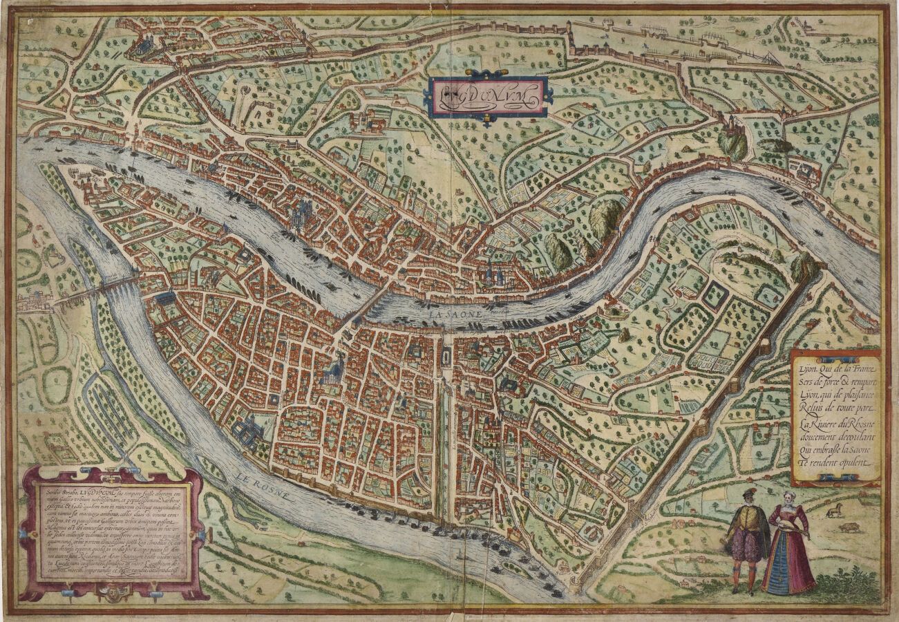 Null [LYON] Georg BRAUN (1541-1622) & Frans HOGENBERG (1535-1590)

Plan de la vi&hellip;
