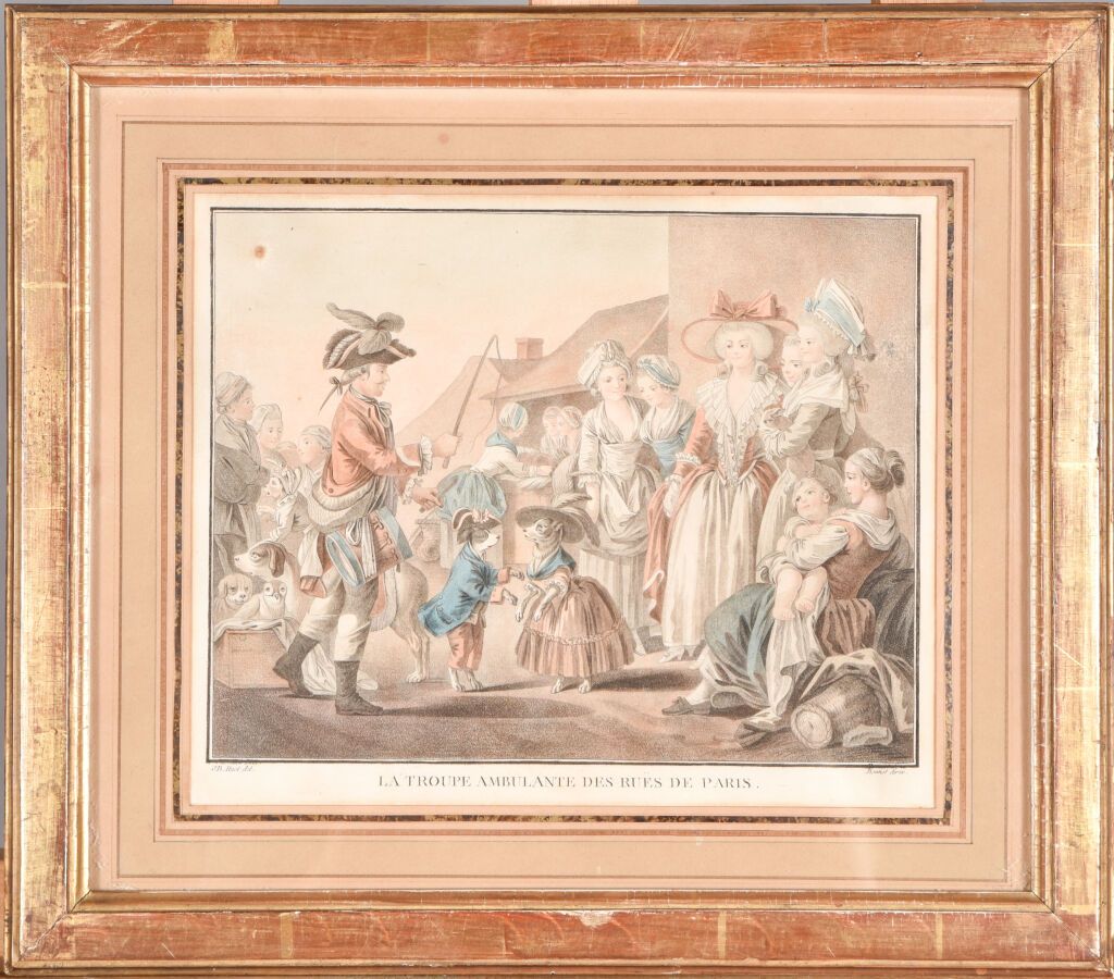 Null Louis Marin BONNET (1736/43-1793)

La troupe ambulante des rues de Paris 

&hellip;
