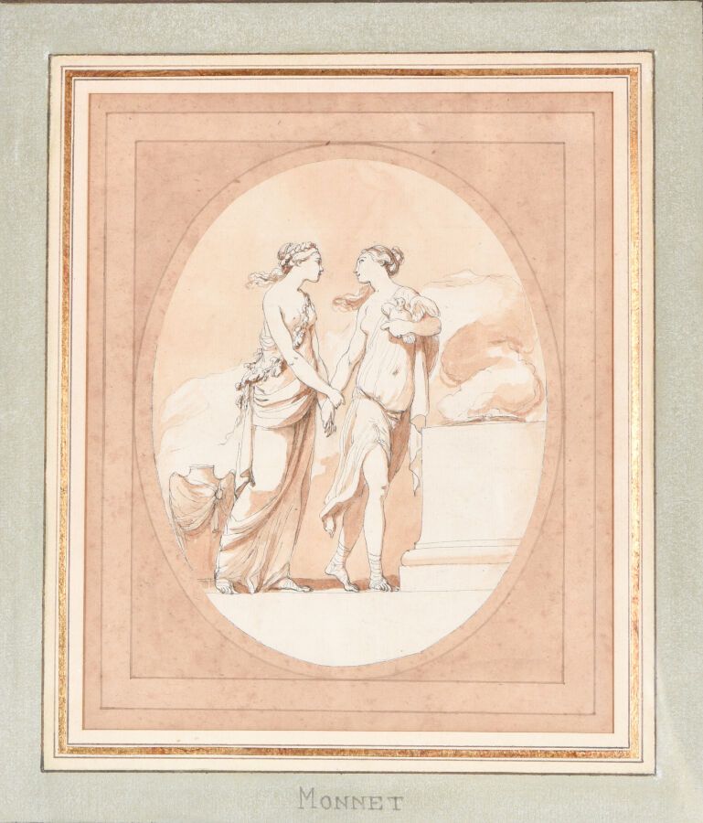 Null MONNET Charles (Attribué à)

Paris 1732 - Après 1808

Femmes à la colombe o&hellip;