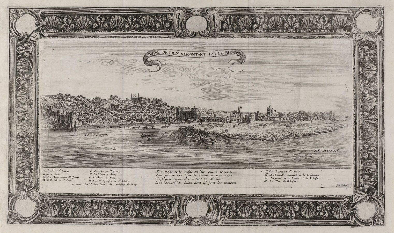 Null [LYON] Israël SILVESTRE (1621 - 1691)

 Vue de la ville. Eau-forte. Bonne é&hellip;