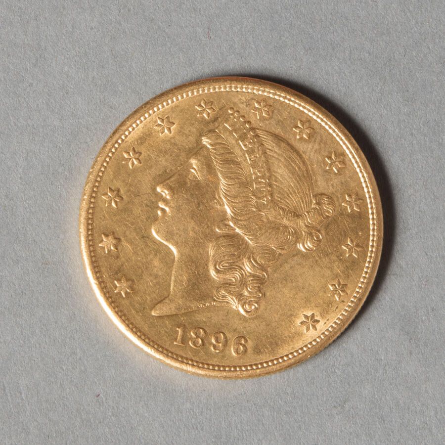 Null 美国 

20美元 1896年s 

33克 43 

TTB+