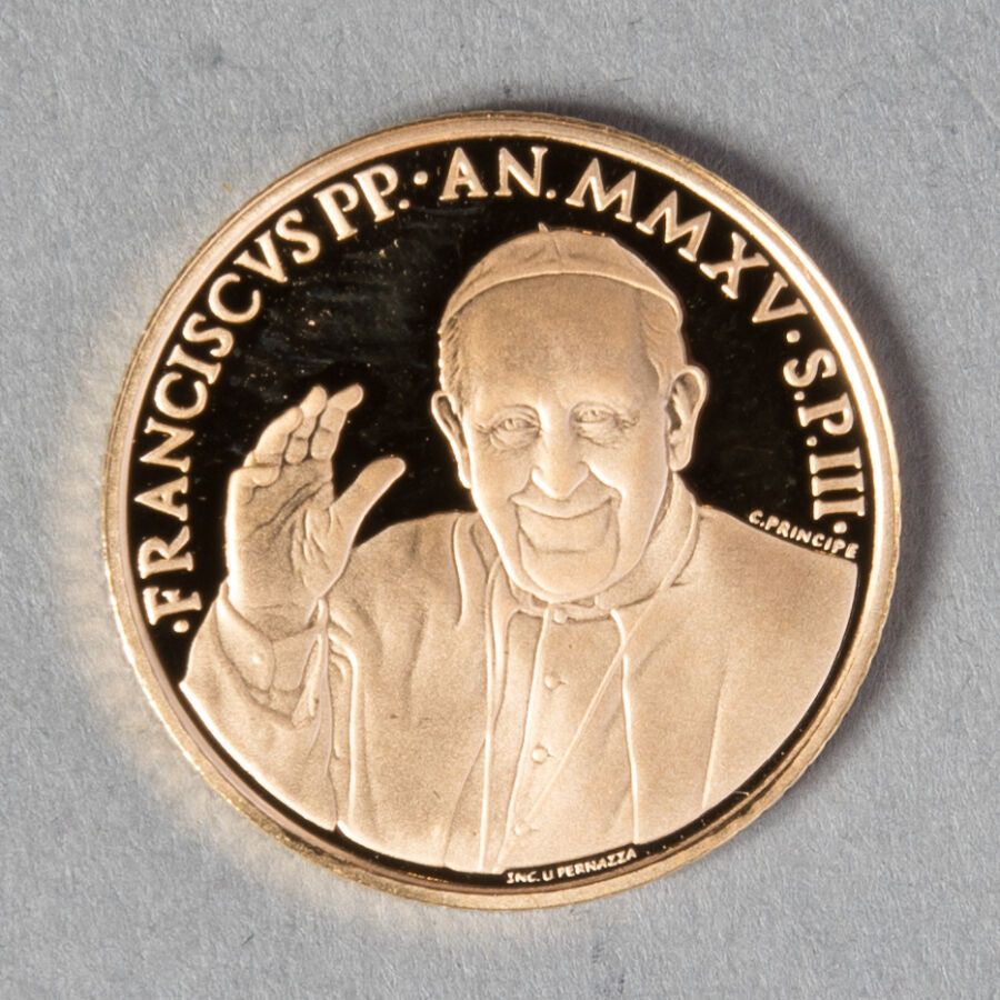 Null VATIKAN 

20 € 2015 (Papst Franziskus) Nachweis 

6gr05 

FDC