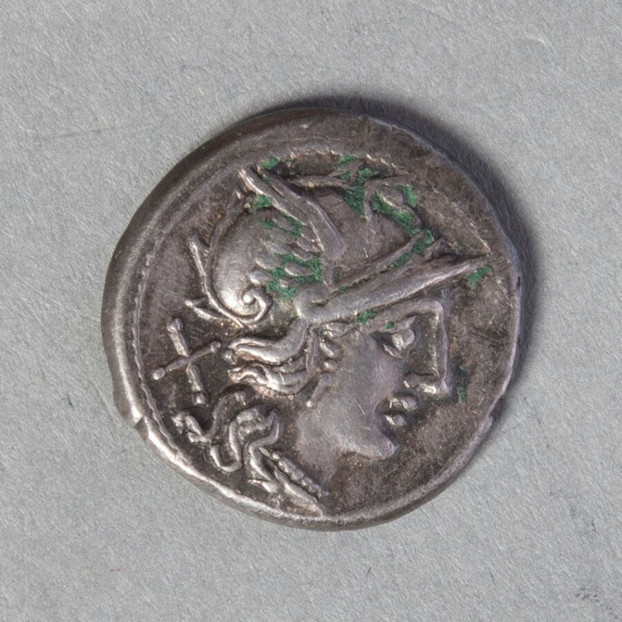 Null 罗马共和国 

无名氏：(157-155)在罗马铸造的A/X(10驴)3gr90 RSC 6 Pr SUP(漂亮的光泽)