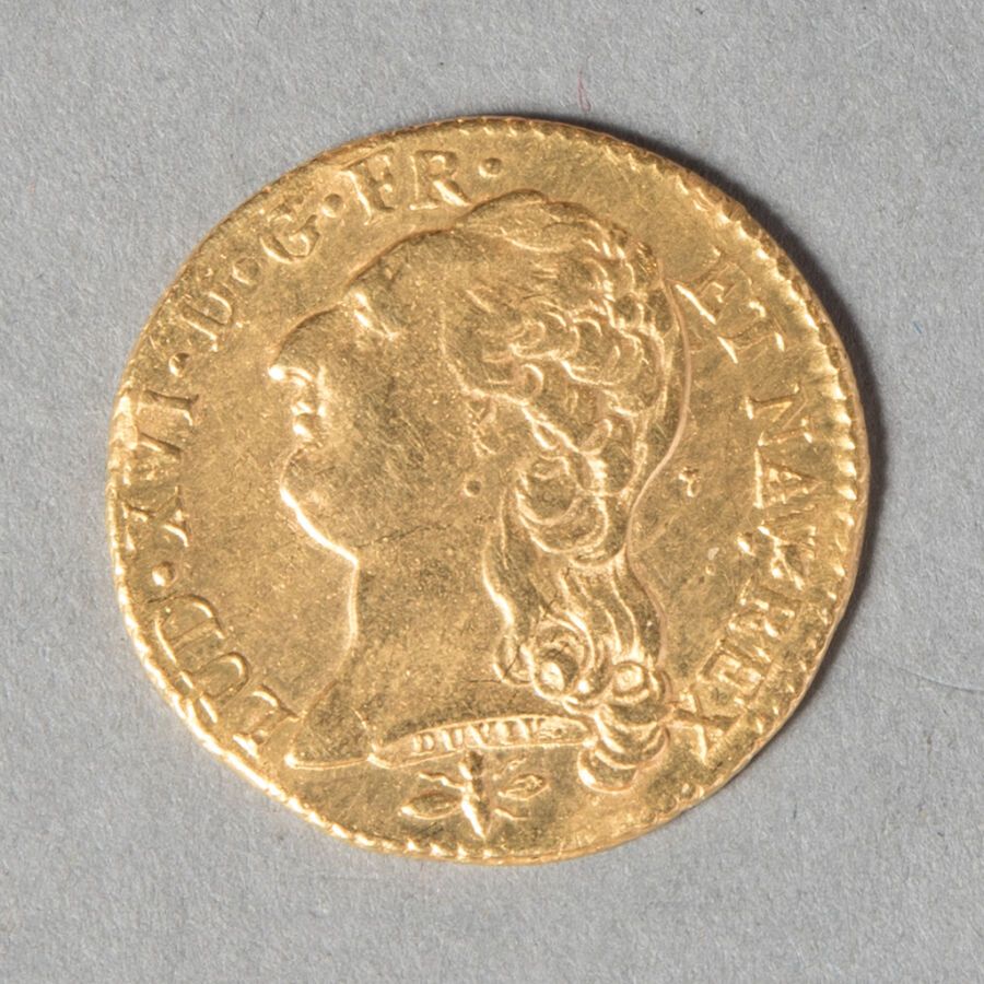 Null LOUI XVI 

LOUIS CON PECHO BARRADO 1786 D (Lyon) 

7 gr 62 

G 346 

TTB