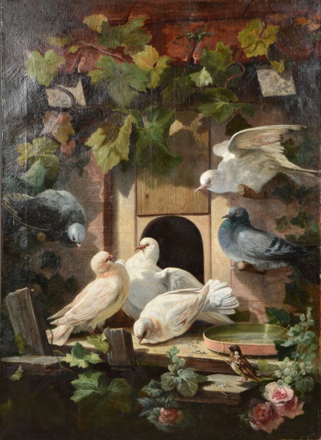 Null J. De BEAUJEU (Fin du XIXème- début XXème siècles).

Les pigeons et le moin&hellip;