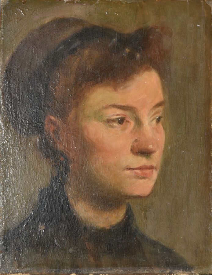Null Ecole française de la fin du XIXème siècle.

Portrait de femme (d'après Deg&hellip;