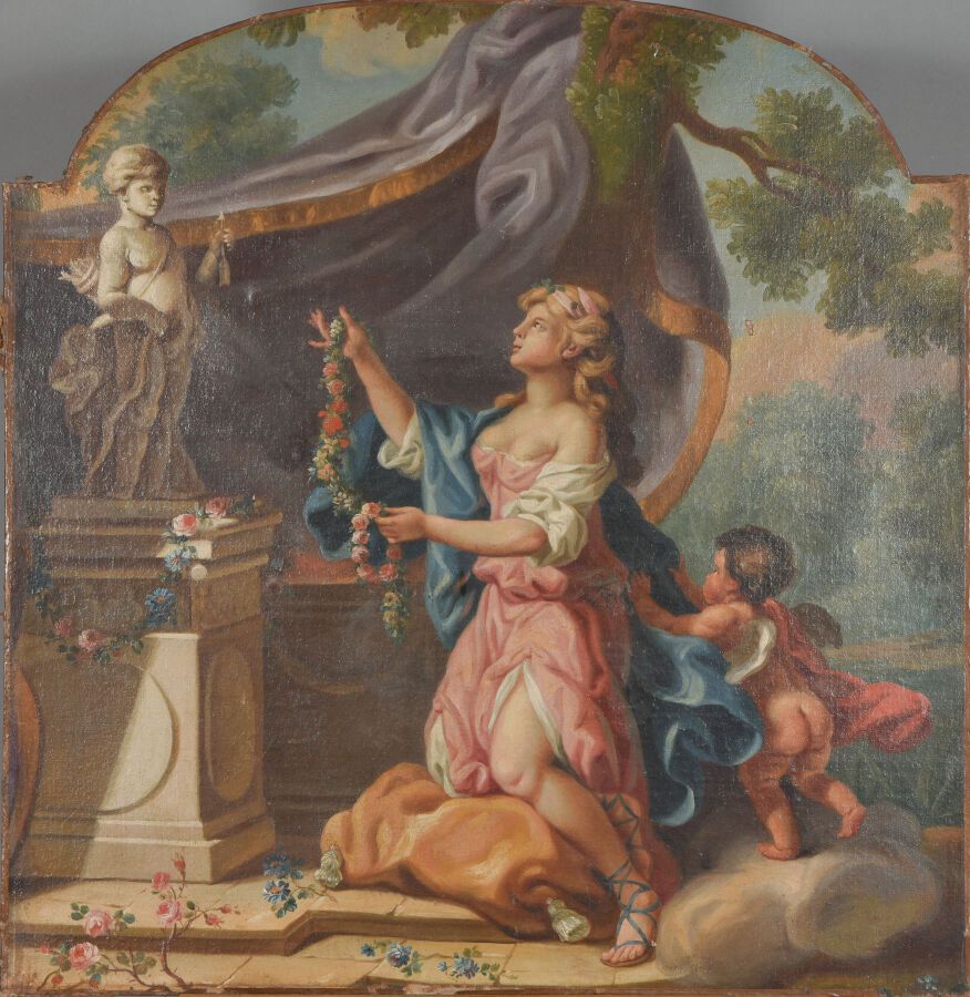 Null ECOLE FRANCAISE Seconde Moitié du XVIIIe siècle

L'Hommage à Cupidon

Huile&hellip;