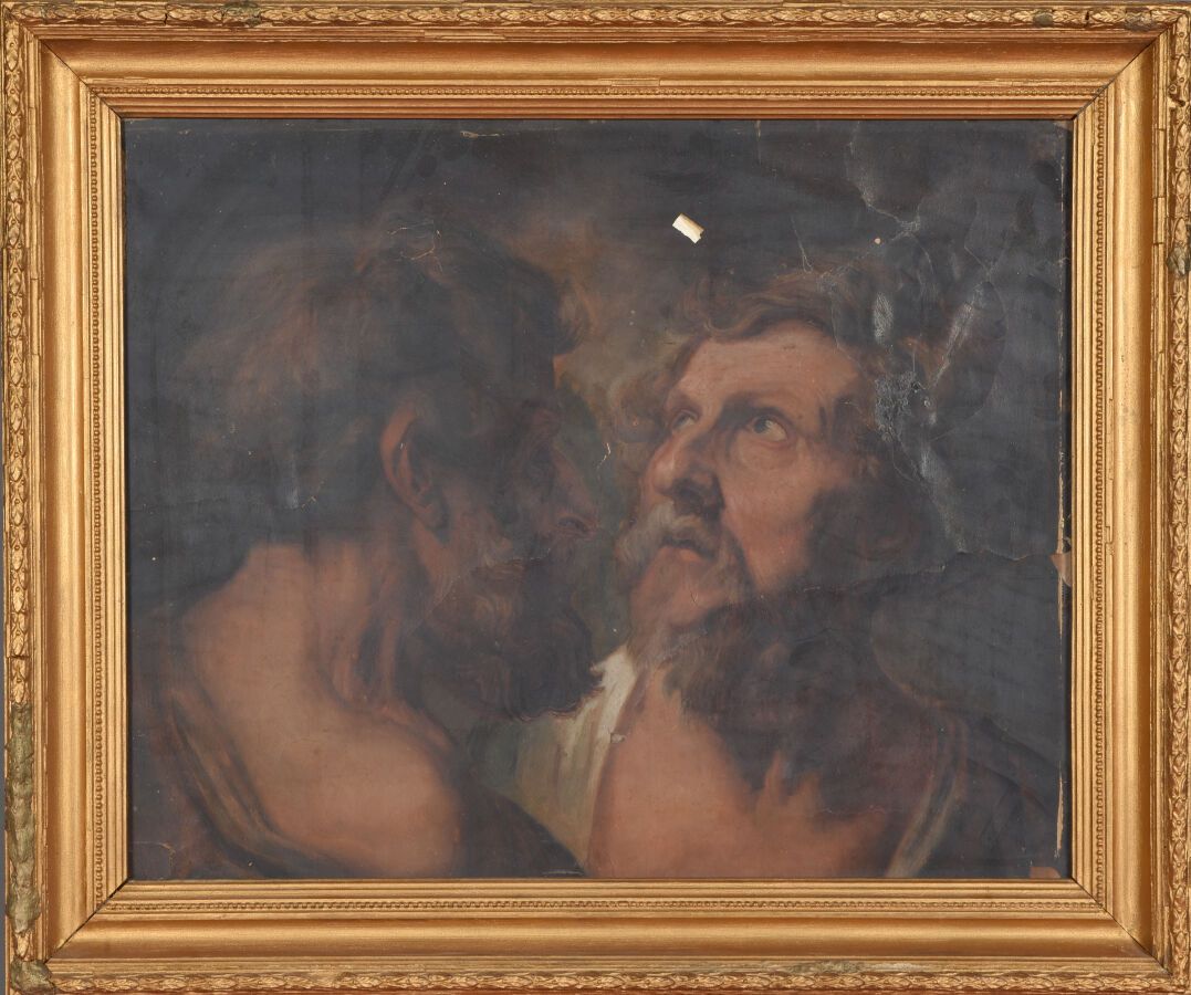 Null DYCK Antoon van (D'après) 1599 - 1641

Deux têtes d'étude d'hommes barbus 
&hellip;