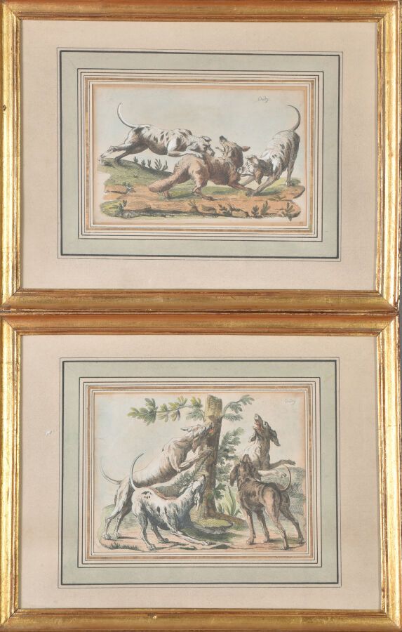 Null * D'après Jean-Baptiste OUDRY (1686-1755)

Paire de gravures animalières (c&hellip;