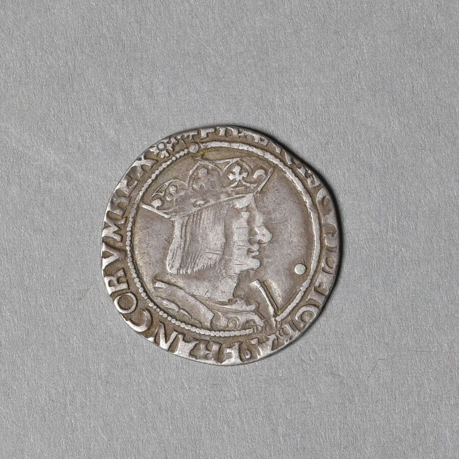 Null FRANCOIS I (1515-1547) : DEMI TESTON du 14 eme type frappé à lyon ( bourgey&hellip;