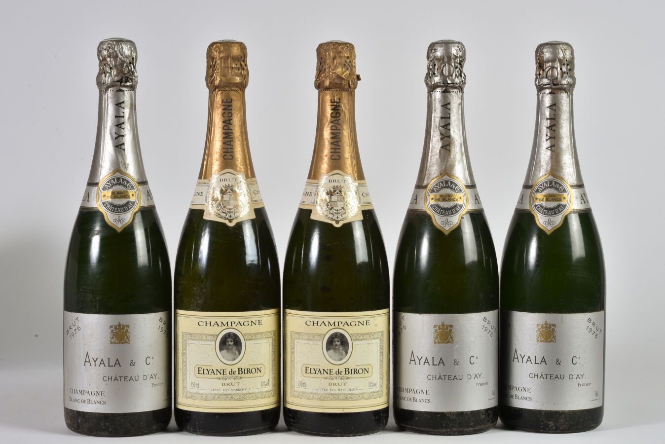 Null 3 B CHAMPAGNE BRUT BLANC DE BLANCS (e.L.S; schmutzige Kappen) Château d'Ay &hellip;