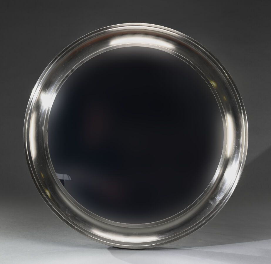 Null Miroir cylindrique Narcisso en acier inoxydable poli par Sergio Mazza pour &hellip;