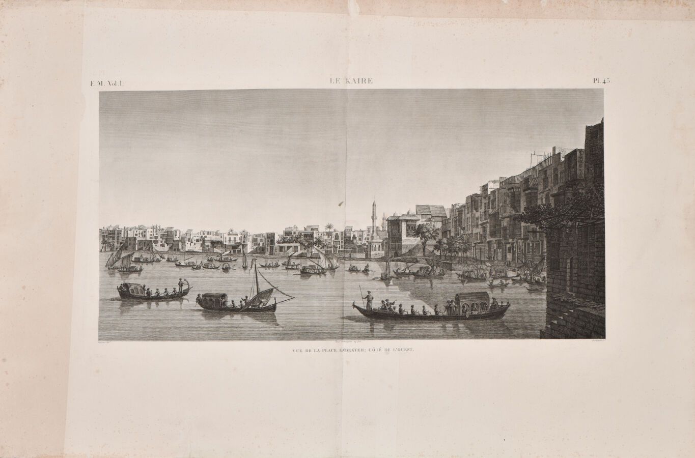 Null 埃及的描述

图为1809年至1828年期间出版的《埃及描述或法国探险期间在埃及的观察和研究记录》[...] 。

两幅纪念性的视图，即开罗的El R&hellip;