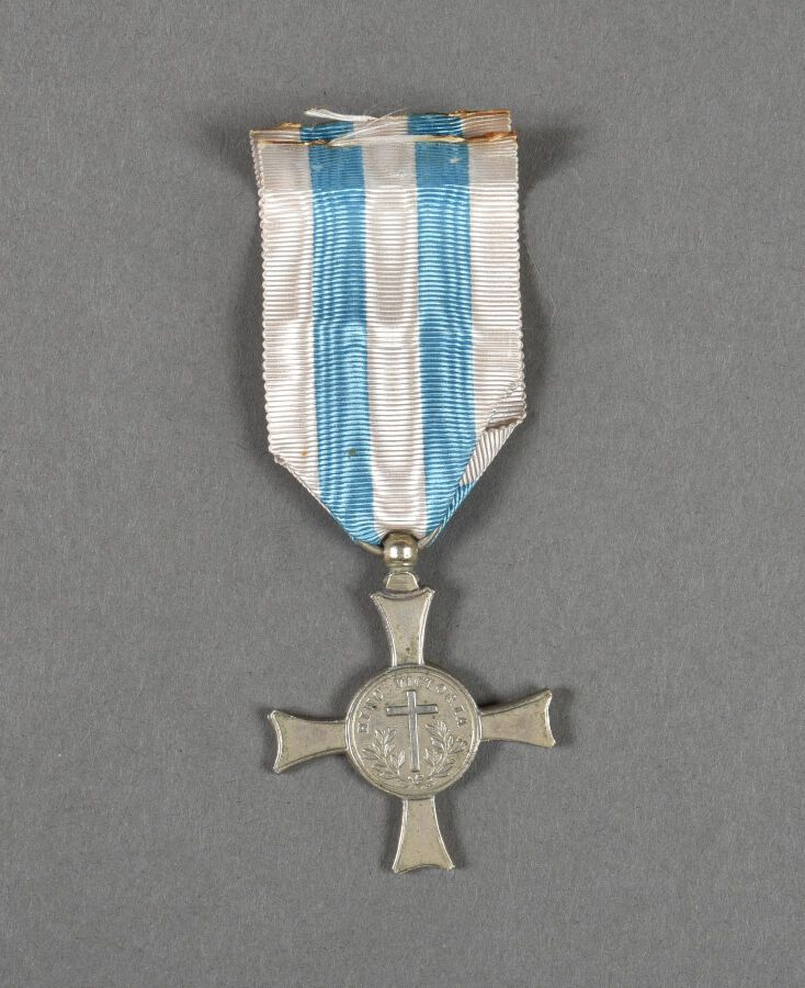 Null Frankreich. Vatikan. MENTANA-Medaille 1867, "Truppe".