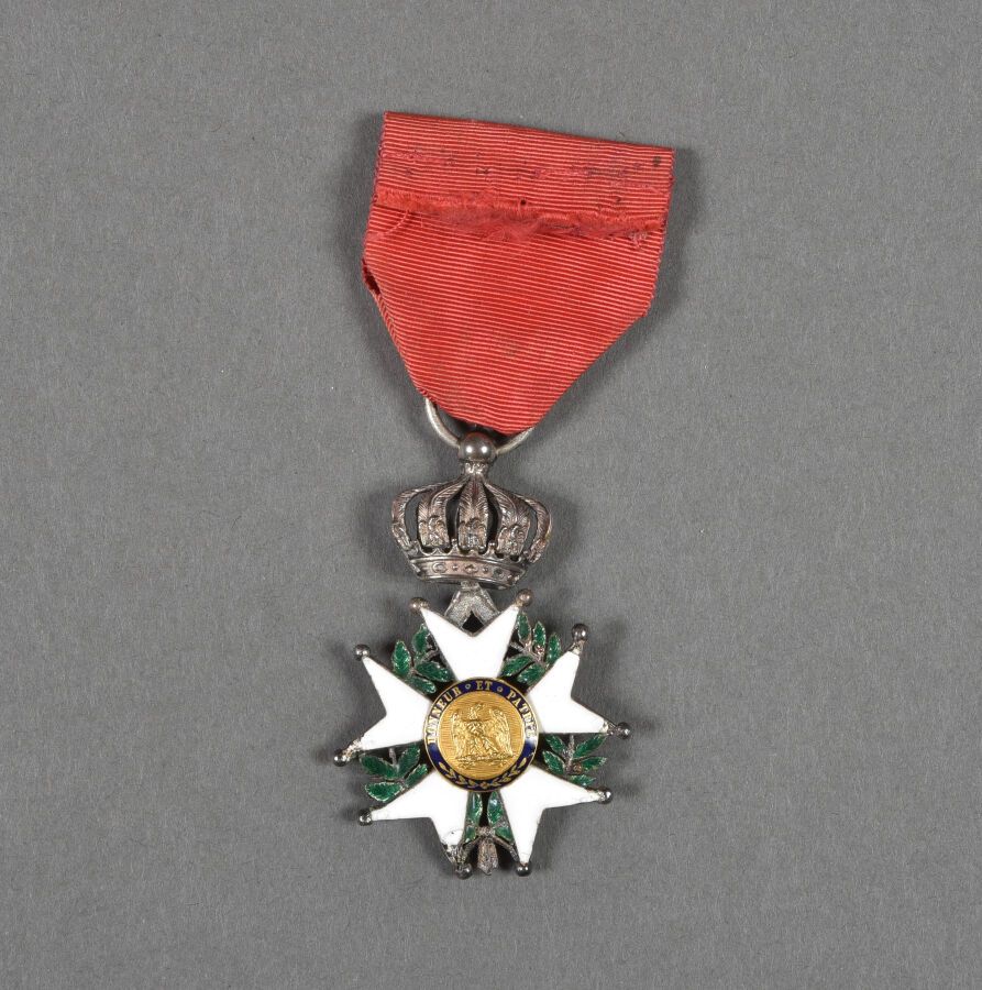 Null France. Ordre de la Légion d'Honneur. Chevalier, éclats, 2°Empire.
