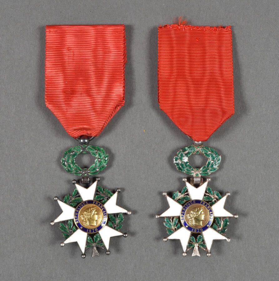 Null France. Ordre de la Légion d'Honneur. 1870. Chevaliers dont un modèle de bi&hellip;