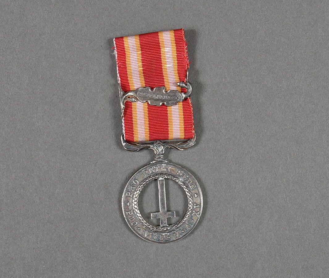 Null France. Vatican City. Medal of CASTELFILARDO 1860, fixed hoop, 41,5mm, thic&hellip;