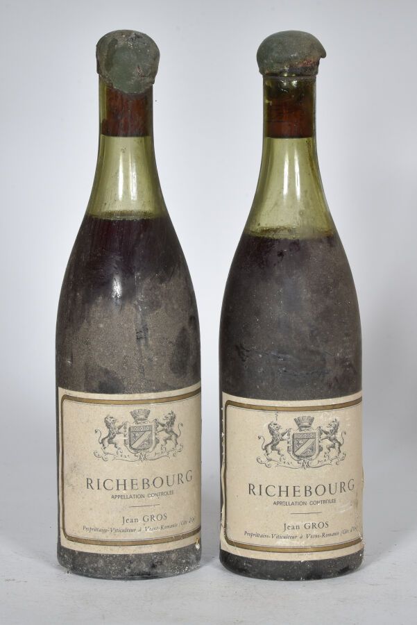 Null 2 B RICHEBOURG (Grand Cru) (1至4.7和1至5.5厘米；E.T.H；瓶盖有损坏的蜡质；1970年代) Domaine Je&hellip;