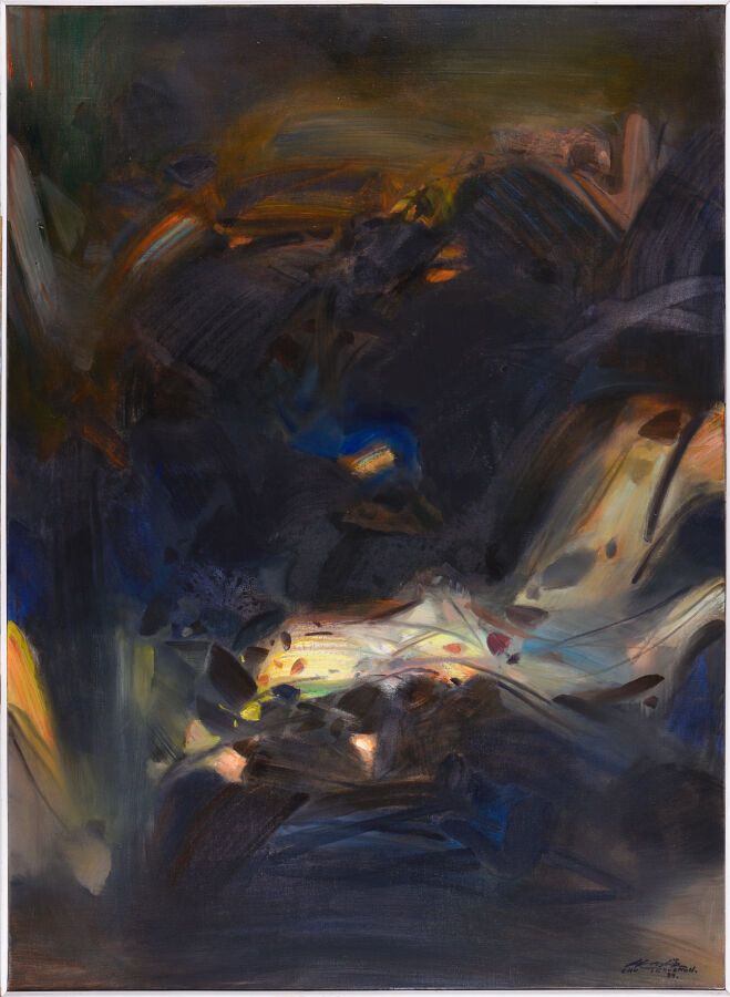 Null CHU TEH-CHUN (1920-2014).

Lights, 1989.

Óleo sobre lienzo.

Firmado y fec&hellip;