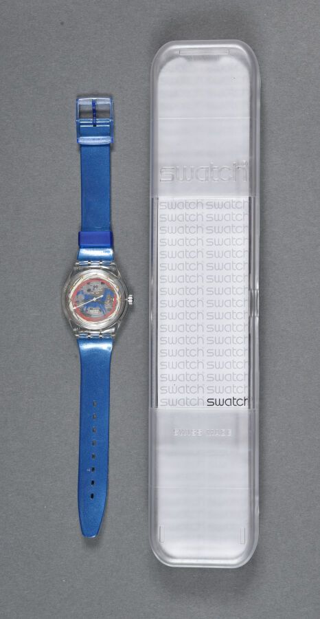 Null Montre Swatch réf SAK123, modèle "Aniak" / Swatch automatique / édition spé&hellip;