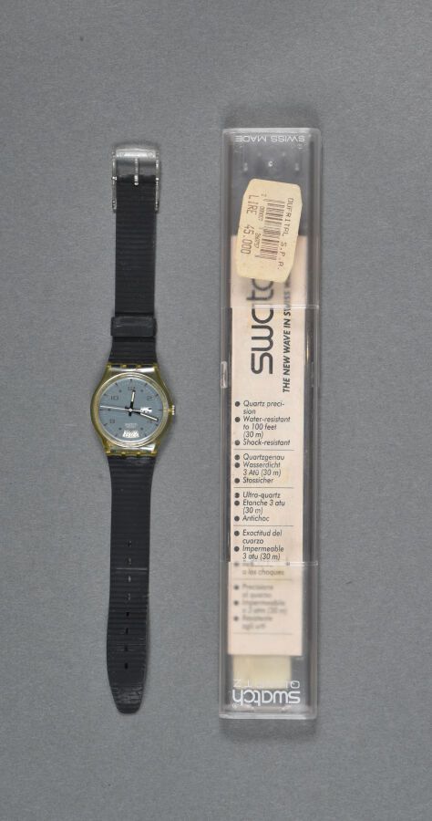 Null Montre Swatch réf GK702, modèle "Open windows"/ Série "Gent" / circa 1992 /&hellip;