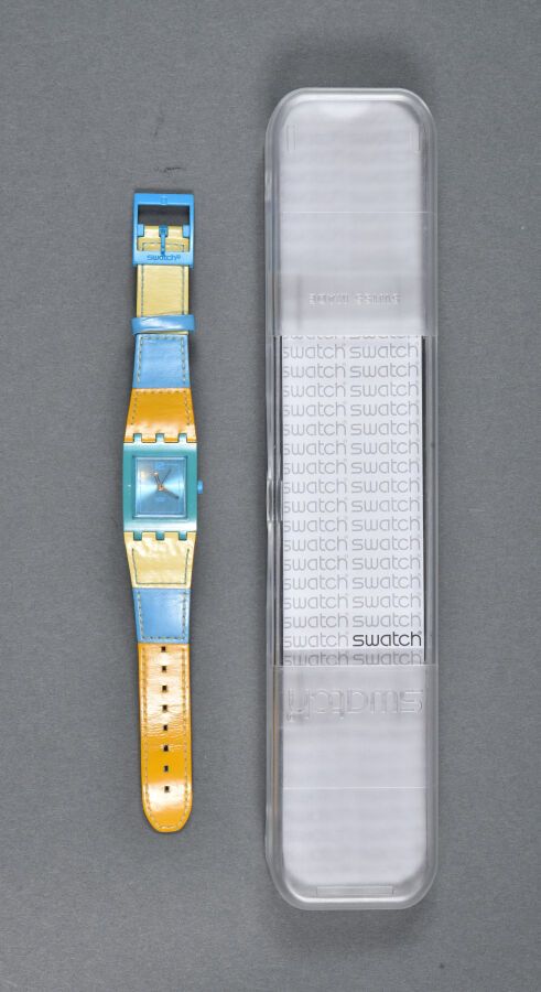 Null Montre Swatch réf SUBN110, modèle « Pastel de Pastel » / édition limité / c&hellip;