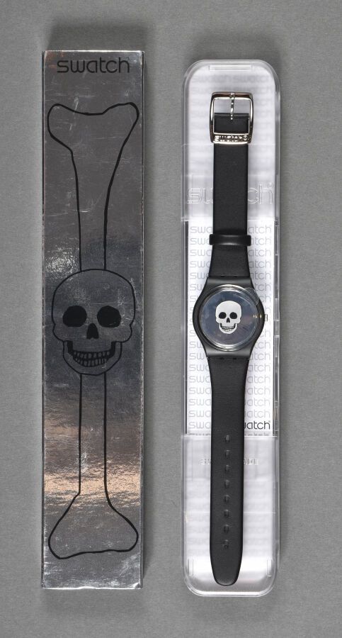 Null Montre Swatch réf GZ225, modèle « you stop you die"/ édition limitée /circa&hellip;