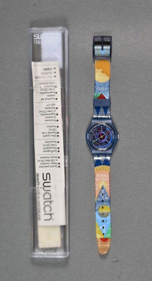 Null Montre Swatch réf GN131, modèle « Tarot » / édition spéciale / circa 1993 /&hellip;