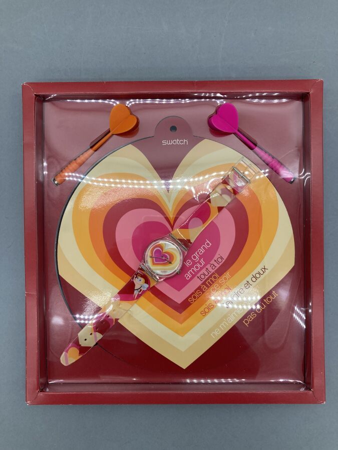 Null Montre swatch réf GE107/MODELE AIMING FOR YOU HEART/CIRCA 2002

(217)