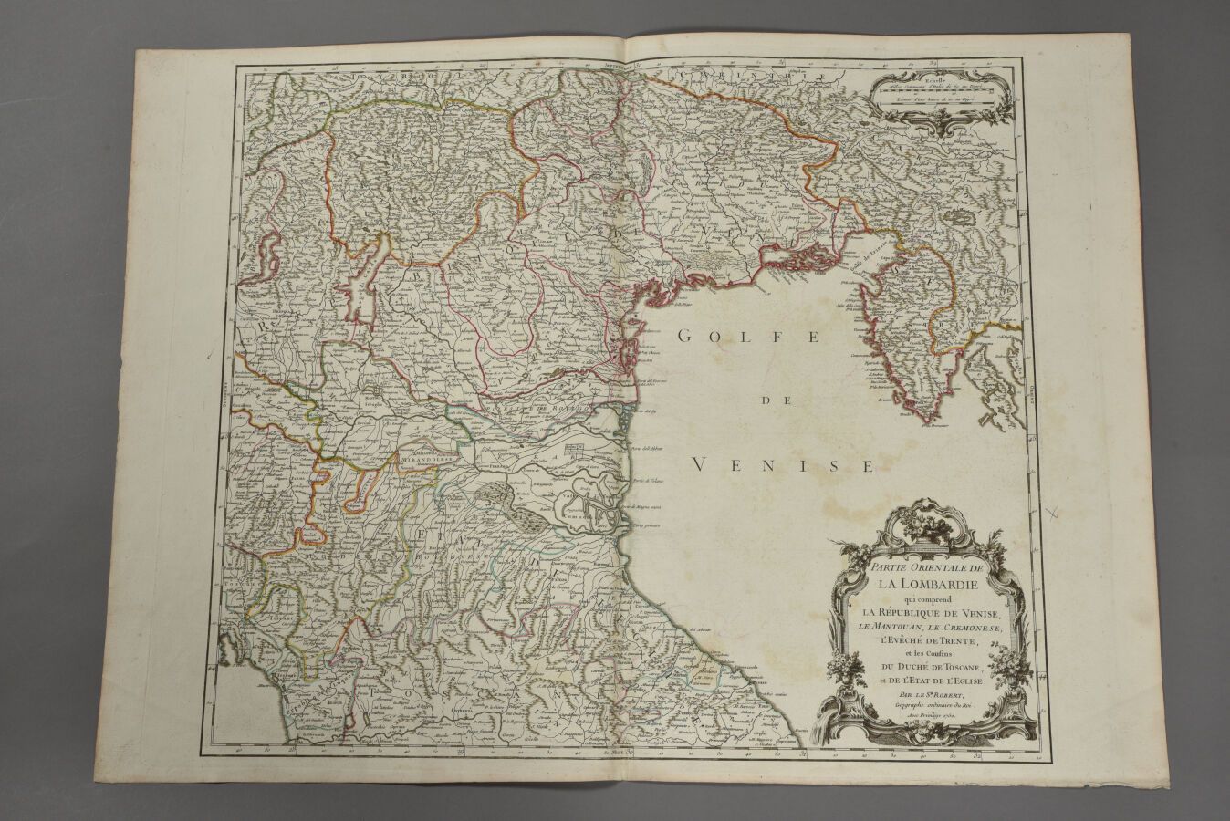 Null ROBERT DE VAUGONDY
(France, XVIIIe siècle)
Carte de la partie orientale de &hellip;