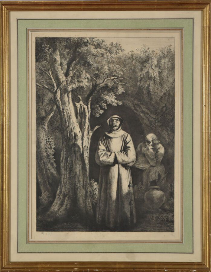 Null 让-雅克-德-布瓦西厄(Jean-Jacques de BOISSIEU) (1736-1810)
荒漠之父
Perez 103
蚀刻版画。最终状态的&hellip;