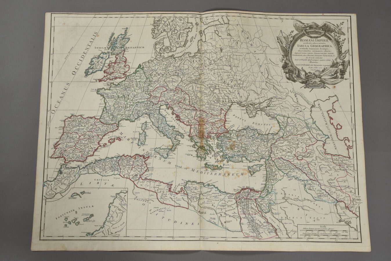 Null ROBERT DE VAUGONDY
(France, XVIIIe siècle)
Carte du Saint Empire romain ger&hellip;