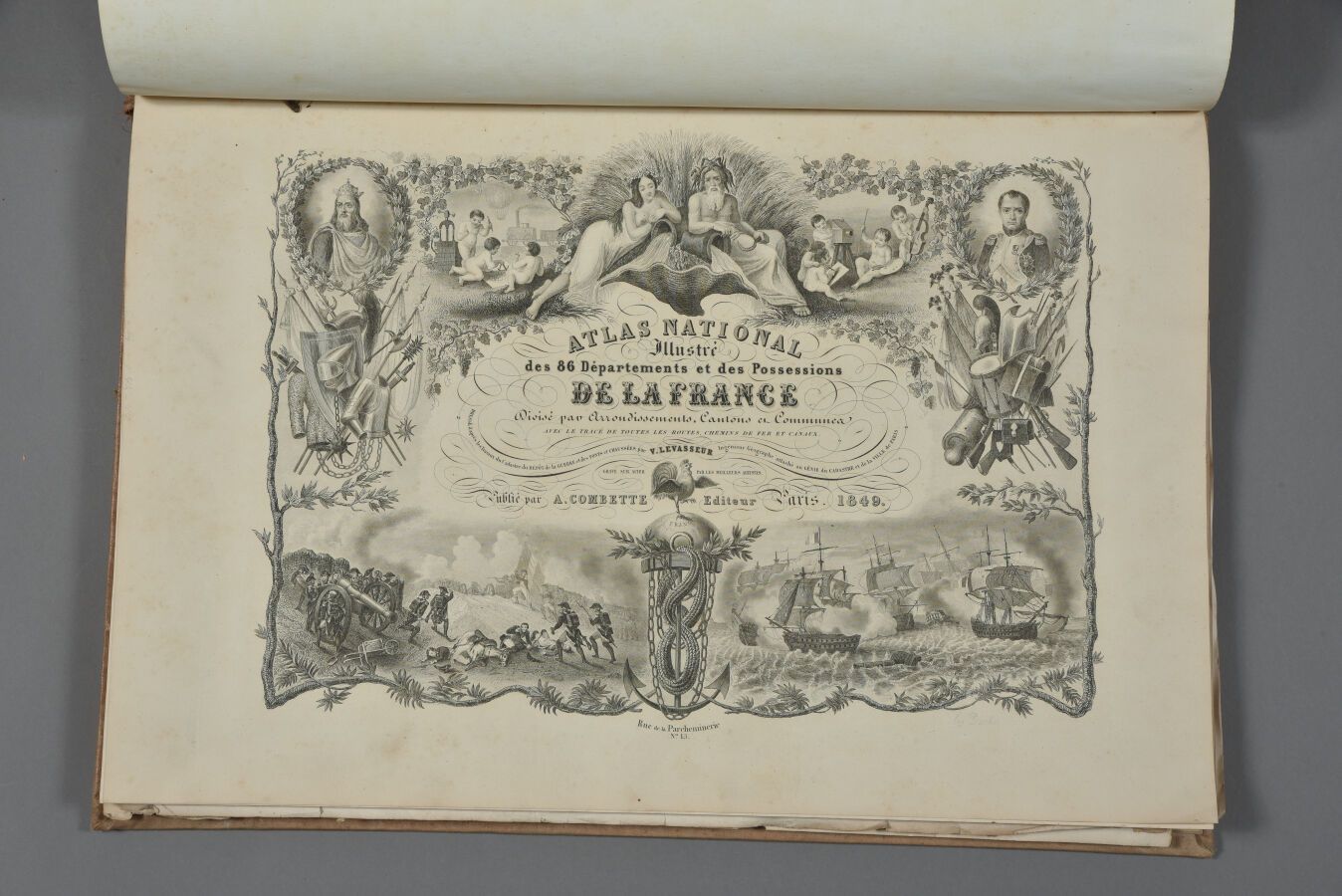Null "Atlas National illustré des 86 Départements et des Possessions de la Franc&hellip;