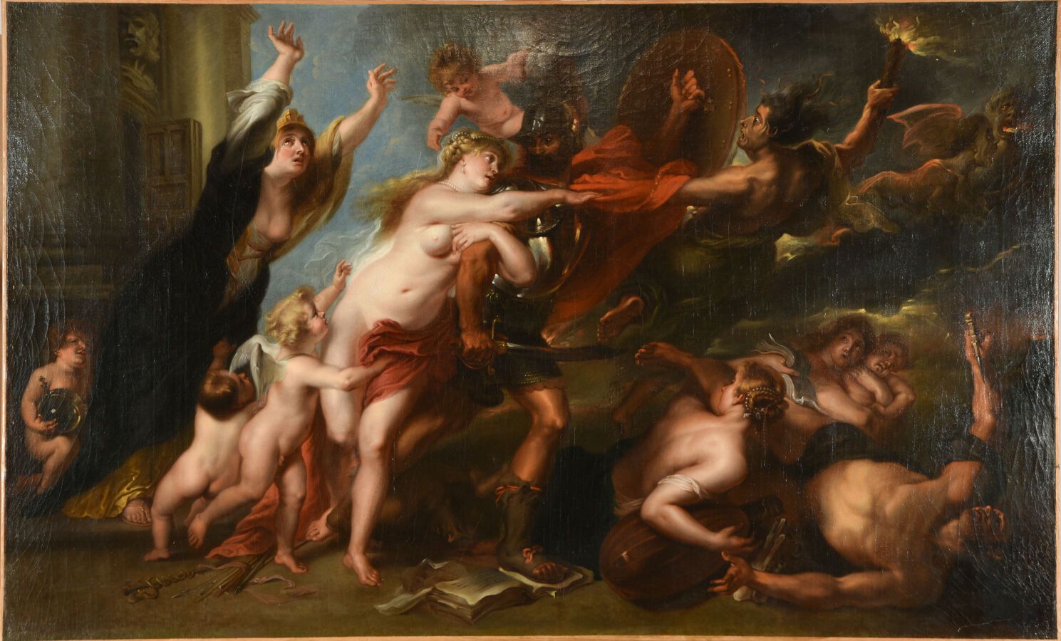 Null RUBENS Pierre-Paul (Suite de)
1577 - 1640
Venus intenta retener a Marte o L&hellip;
