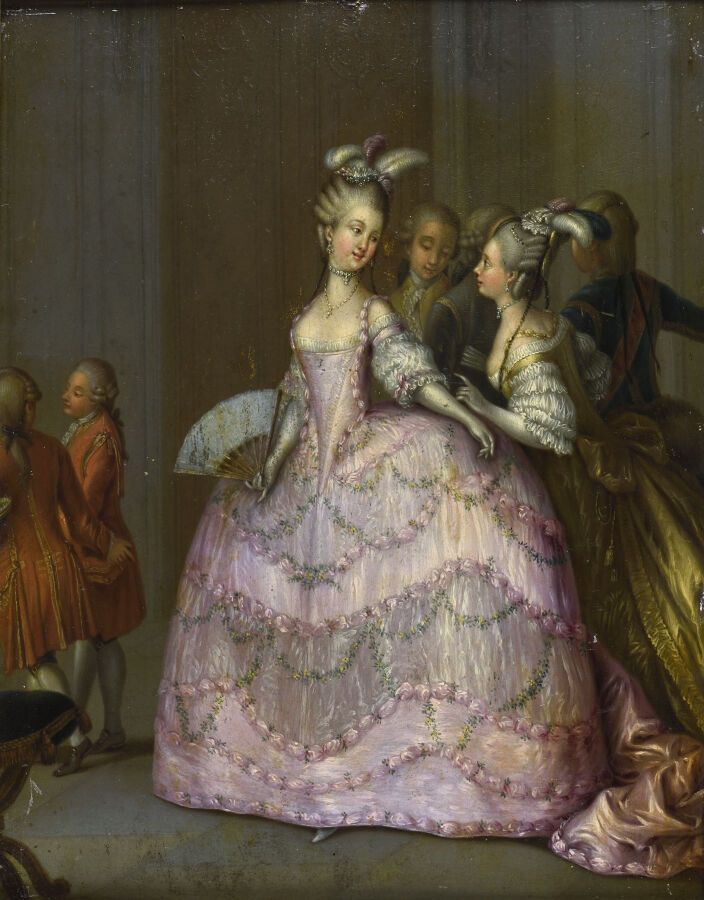 Null MOREAU Jean-Michel dit MOREAU LE JEUNE (Ecole de) 
Paris 1741 - 1814
Femmes&hellip;