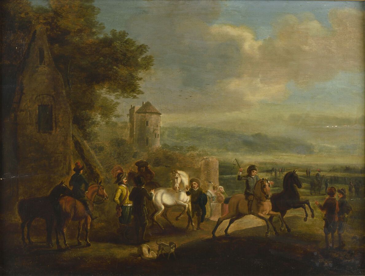 Null FALENS Carel van (Dans le Goût de)
1683 - 1733
Chevaux et cavaliers dans la&hellip;