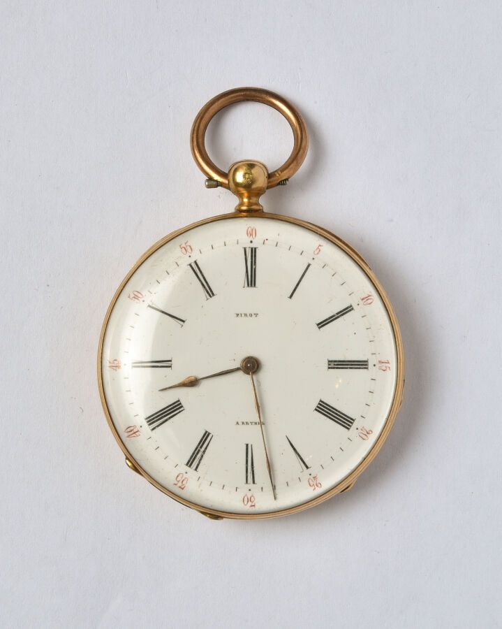 Null PIROT en Rethel; reloj gousset de oro amarillo de 18 quilates (750/oo), esf&hellip;