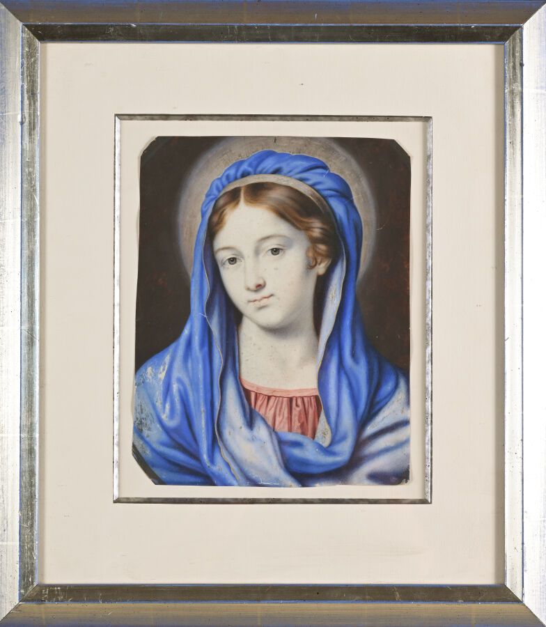 Null École française du XVIIe siècle
La Vierge Marie
Gouache sur vélin (manques &hellip;