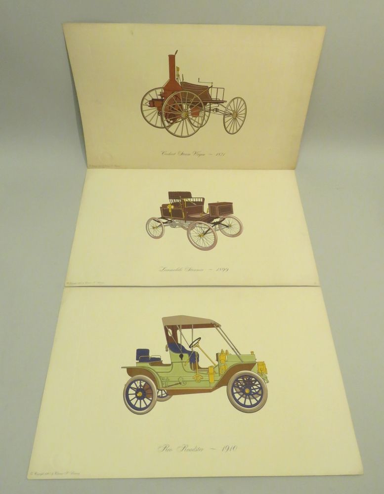 Null D'après Clarence Pearson HORNUNG (1899-1997). "Locomobile Steamer, 1899" & &hellip;
